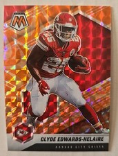 2021 Panini Mosaic - Clyde Edwards-Helaire #6 Mosaic Reactive Orange Prizm
