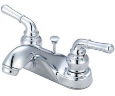 Pioneer L-7242 Centerset Faucet 1/2" Brass 1.2 GPM IPS-Male Polished Chrome