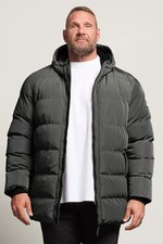 Image of Big & Tall Men's Hooded Logo Puffer Jacket