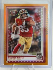 2025 Panini Donruss Optic - George Kittle #48 Orange Prizm /299