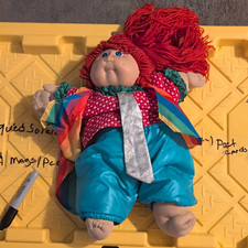 Vtg 1985 Cabbage Patch Kids Circus Clown Doll...