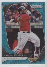 2020 Panini Prizm Tier II Teal Wave Prizm Carlos Santana #147 0q3