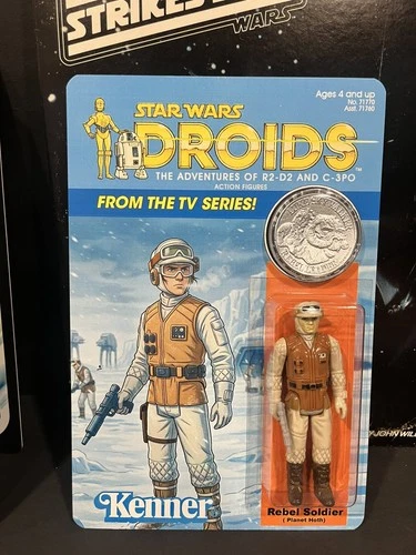 STAR WARS CUSTOM Droids Vintage Hoth  Rebel figure. Fan Made.