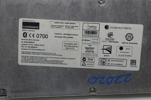 2013 BMW X3 Telematics Control Module OEM Used - Picture 4 of 7