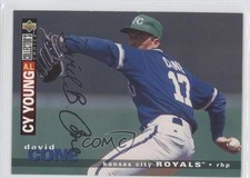 1995 Collector's Choice Award Winner Silver Foil Signature David Cone #66 1f0