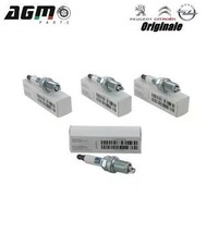 Kit 4 candele accensione originale opel adam corsa e d 1.2 1.4 lpg/gpl 25194155