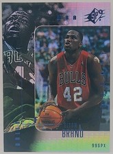 1999-00 SPx Rookie Radiance #/100 Elton Brand #91 Rookie RC 