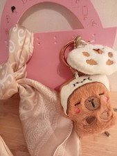 Dottilove Pink Bag Charm Bag Handbag Twilly/ Head Scarf Set Brand New