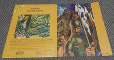 Dungeon Masters Screen - AD D Advanced Dungeons Dragons - Tri-Fold - TSR 9024