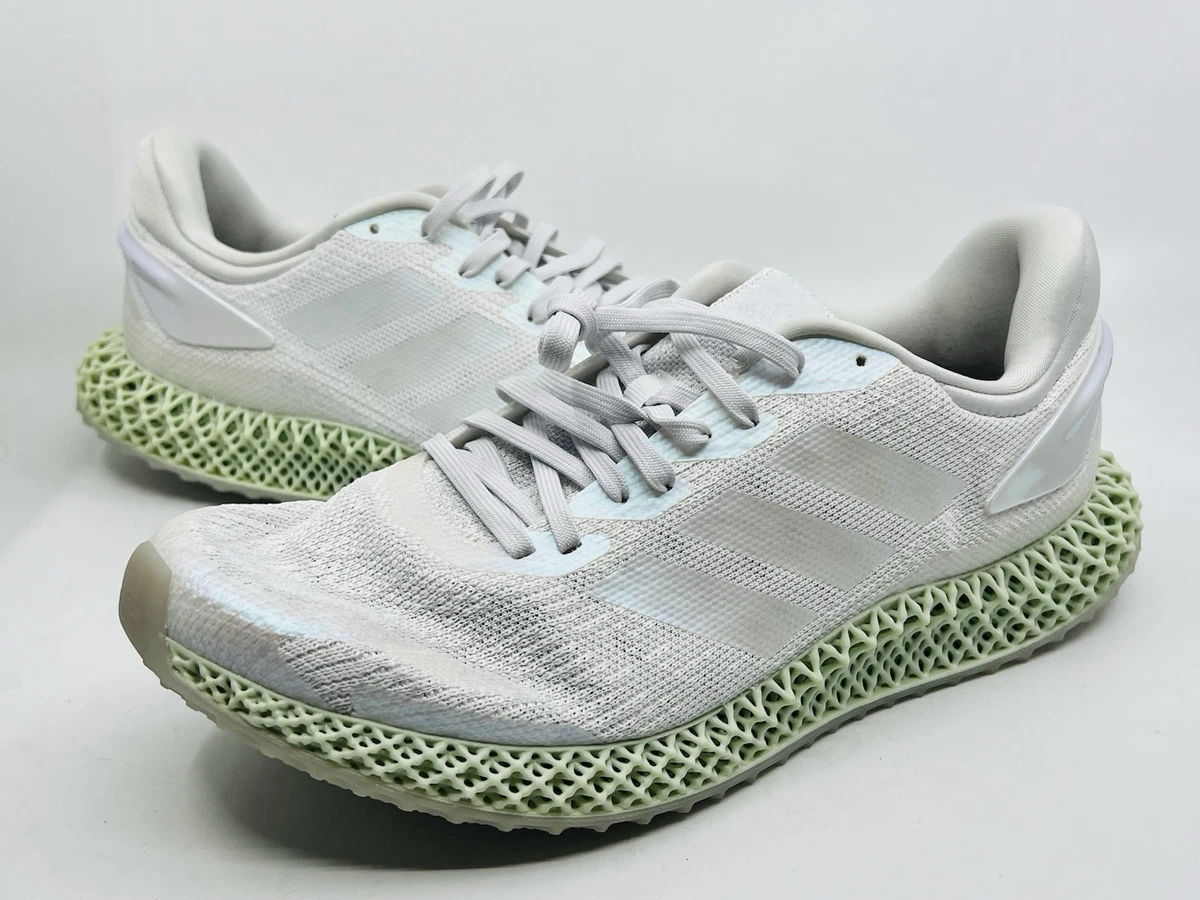 Adidas 4D Run 1.0 LTD X Parley \'White Iridescent\' Running Shoes FW1229 Men\'s 10 Size 10 - adidas Parley x 4D Run 1.0 LTD White Iridescent  main image 4