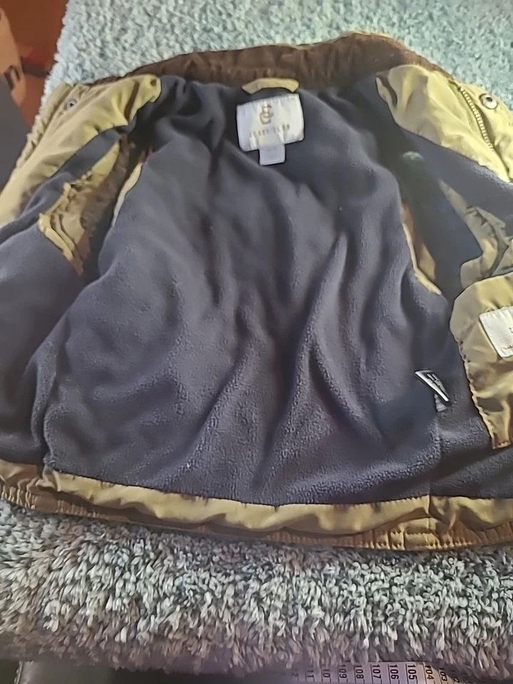 Chaleco Chaqueta Clase/Club Talla S 2/3 Color Verde Oliva Con Cremallera Y Botones Foto 2 de 4