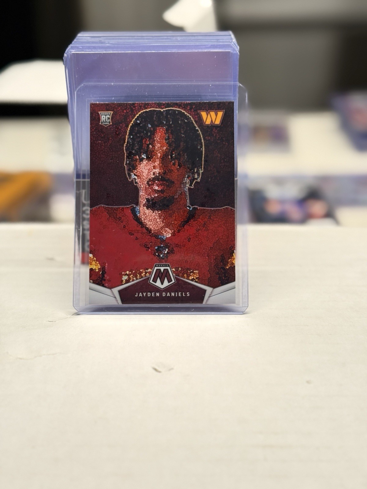 2024 Panini Mosaic Jayden Daniels Micro Mosaic Rookie QB #MM-JDS RC SSP Case Hit