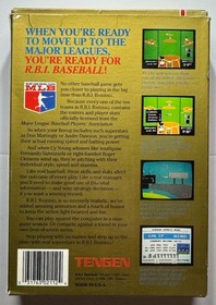 1988 Nintendo RBI BASEBALL Original TENGEN NES Release, Complete!