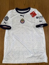 PUMA YOUTH SOCCER LIGA MX GUADALAJARA FC JERSEY SIZE MEDIUM NWT