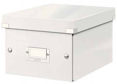 Leitz A4 Storage Box, Click & Store Range, 60440001, White, Medium White Medium