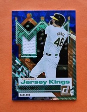 Nick Kurtz, 2025 Donruss Prospect Jersey Kings Blue Ice PJK-NK,  Athletics