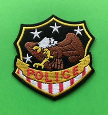 USA POLICE DEPARTMENT UNITED STATES AMERICAN EAGLE EMBROIDERED PATCH UK SELLER