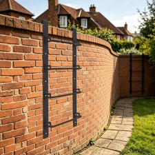 4 Steps Egress Steel Fire Escape Ladder Heavy Duty Window Well for Basement UK.