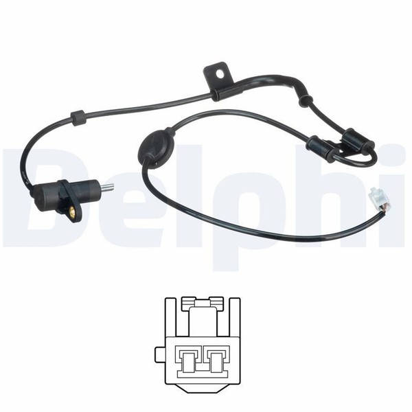 ABS Sensor Raddrehzahl Hinterachse Links FüR Hyundai Coupe II-image