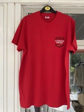 Fuller's London Pride Red Tee Shirt Made for Rugby 20-19 Worn Once Size M