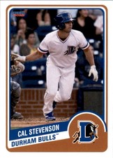 2022 Durham Bulls Choice 34 Cal Stevenson Fremont California CA NM Baseball Card