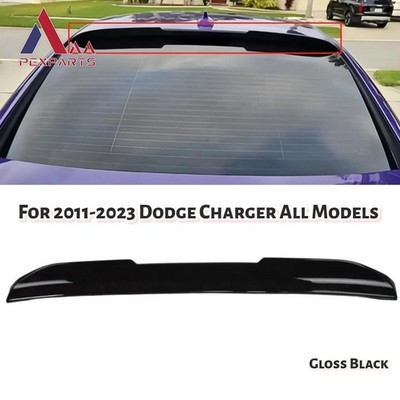 Glossy Black Duckbill Style Rear Window Roof Spoiler For 2011-2023 Dodge Charger