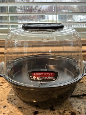 Presto Stirring Popper, Black