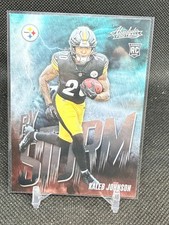 2025 Panini Absolute BY STORM Kaleb Johnson ROOKIE #8 - Pittsburgh Steelers