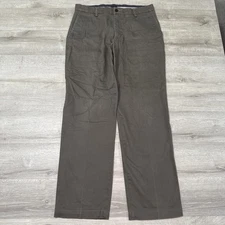 Dockers Pants Men's Brown Classic Fit Flex Comfort Chino Size 34x32