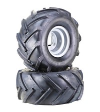 Wanda Lawn Mower Tire Wheel 20x10-8 4-ply With 4x4 Silver Wheel-13071set 2