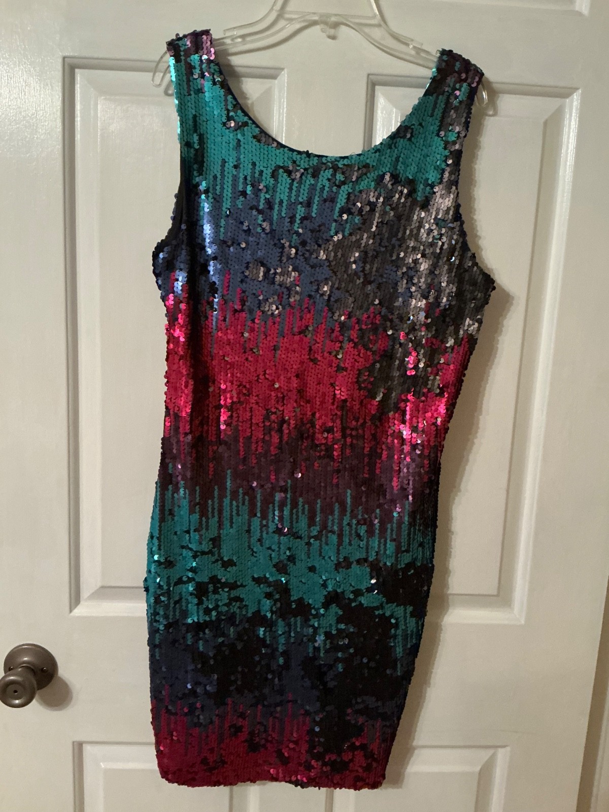 🌸 Adore Multicolor Sequin Lined Formal Evening P… - image 1