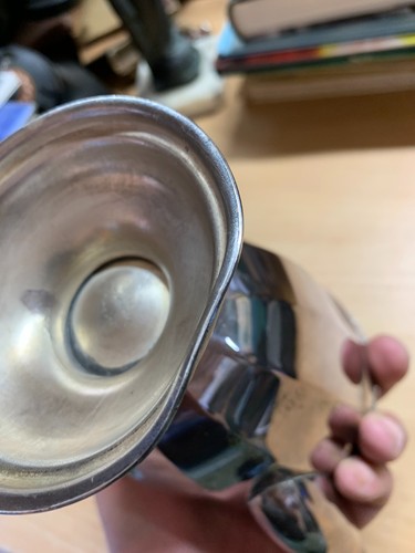 VINERS OF SHEFFIELD EPNS ART DECO COFFEE POT WITH BAKELITE HANDLE (P5) - Picture 13 of 13