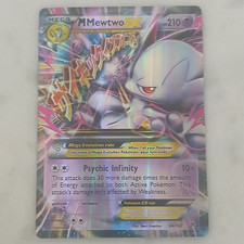 M Mewtwo EX 64/162 Breakthrough Holo Ultra Rare Mega EX Pokémon TCG Card
