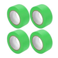6 Rolls Green Painters Masking Tape, 2 Inch x 60 Yards 5.5 Mil, Walls Painting