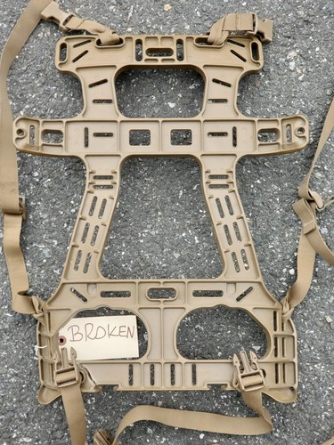 BROKEN Downeast Inc. 1606 MC USMC FILBE Pack 2a Generazione Coyote Alice TELAIO ROTTO - Foto 8 di 9