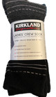 Kirkland Signature Ladies' Fine Merino Wool Blend Crew Socks 4-pairs Blue Pack
