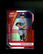 2021 Elite Extra Edition Prime Numbers A Die Cut #112 Dustin Saenz /90