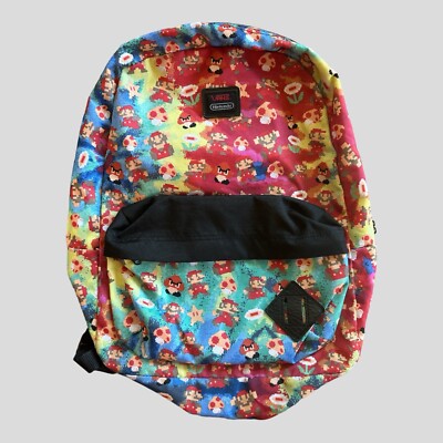 Vans X Nintendo Super Mario Bros Old Skool II Backpack Bit Print