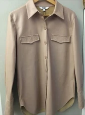 B.B. Dakota Pink Womens Faux Leather Jacket 3 Button UP