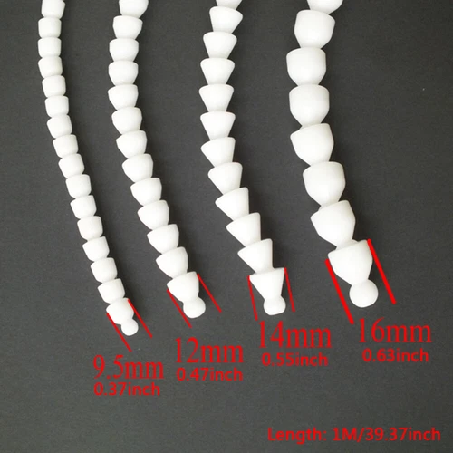 1M Toy Skeleton Accessories Joint White Plastic for Plush Doll Making Flexible - Picture 2 of 10