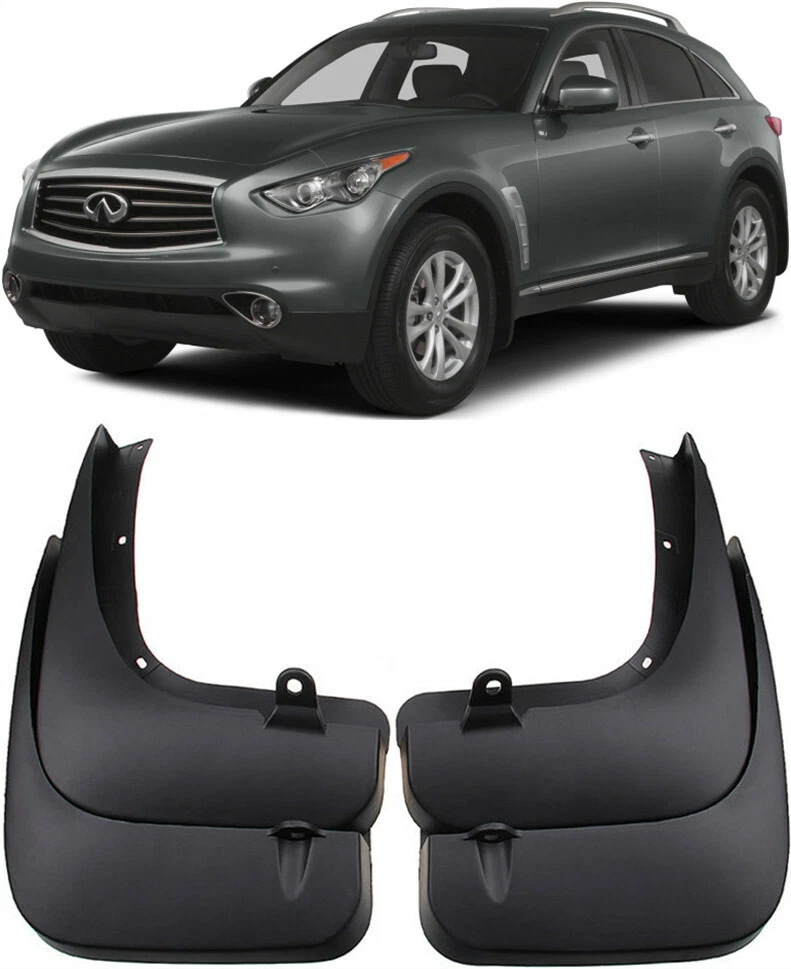 Genuine Set Splash Guards Mud Flaps For 2009-2021 Infiniti FX35 FX37 FX50 QX70 - 第 1 张/共 10 张