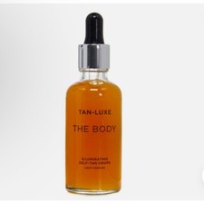 Tan-Luxe The Body Illuminating Self-Tan Drops Light/Medium Sealed 1floz/30ml NIB
