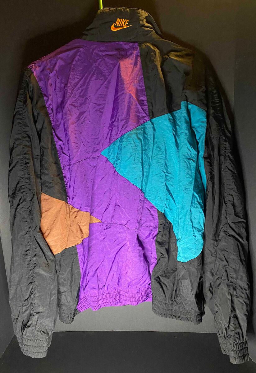 Vtg Nike Flight Windbreaker Jacket Footlocker Geometric Vtg Nike Flight Windbreaker Jacket Footlocker Geometric
