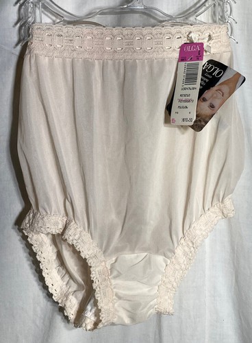 Vntg Olga Panty Secret Hug Scoop fit Nylon Brief Women's #0873 1pc Sz: 06, 07 - Picture 39 of 78