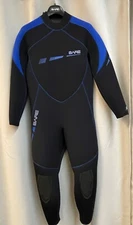 BARE 7mm Sport S-Flex, Blue Men's Neoprene Full Stretch Diving Wetsuit LT