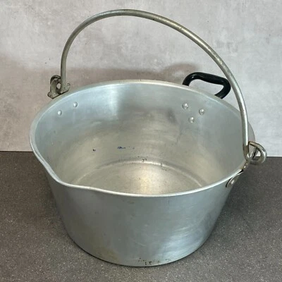 Large Swan Brand 12" Aluminium Maslin Jam Marmalade Preserving Pan Cooking Pot - Image 1 of 4