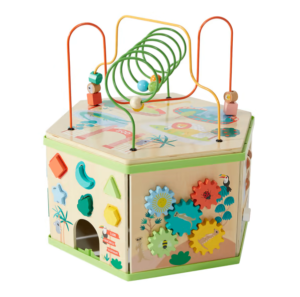 Wooden Activity Station Kmart Activity Cube New Kids Wooden