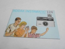 1950s/1960s CAMERA manual 5 - KODAK INSTAMATIC 124