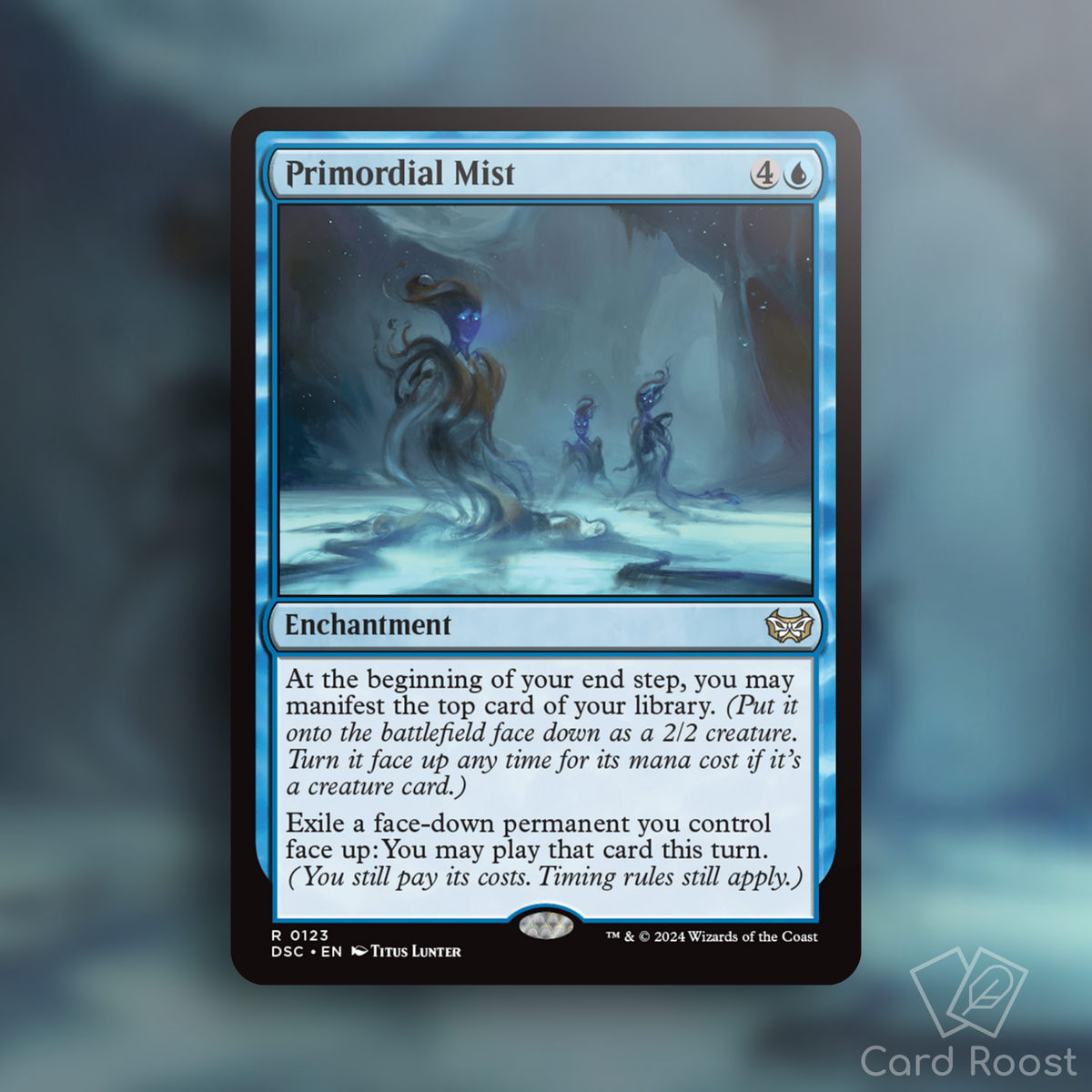 mtg card condition guide MTG Magic Primordial Mist 0123 Commander: Duskmourn: House of Horror DSC
