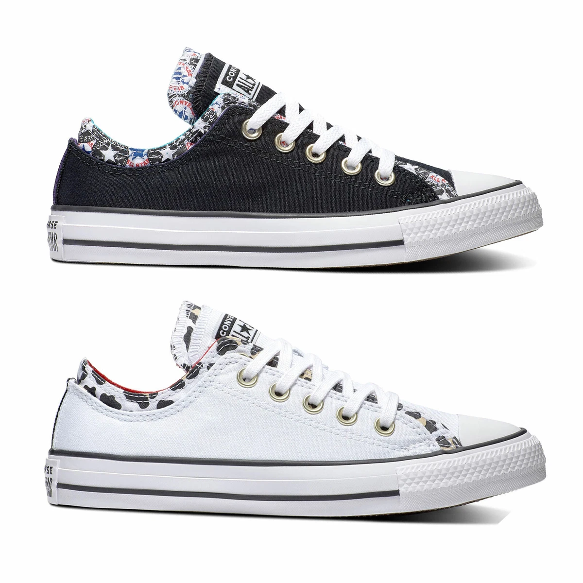 Chucks Ox Low Double Upper Taylor All Star Sneaker Damen-Schuhe | eBay